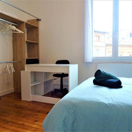 Chambre Privee Et Spacieuse Au Sein D'Un Logement Partage - Central, Quartier Villebourbon - 3 Chambres Doubles - 2 Balcons - Places De Stationnements Gratuites - 5 Min A Pied Gare Et Hypercentre Montauban Eksteriør billede