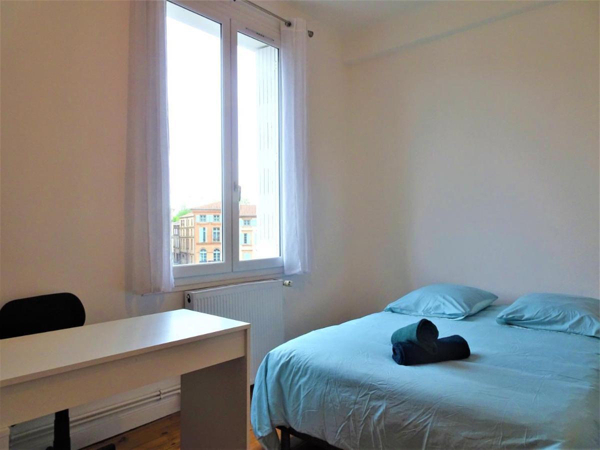 Chambre Privee Et Spacieuse Au Sein D'Un Logement Partage - Central, Quartier Villebourbon - 3 Chambres Doubles - 2 Balcons - Places De Stationnements Gratuites - 5 Min A Pied Gare Et Hypercentre Montauban Eksteriør billede